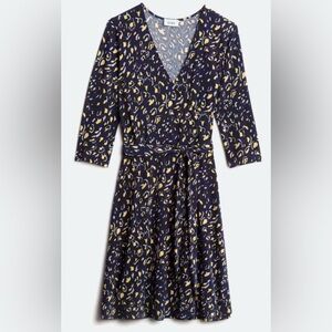 Leota Wrap Dress from Stitch Fix Navy Size XXL